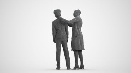 photogrammetry 3D girl kids, realistic human model archviz FBX, wireframe front view
