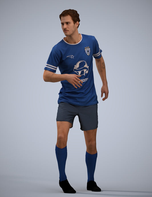 realistic 3D people man sport, render-ready for V-Ray and Corona, FBX OBJ
