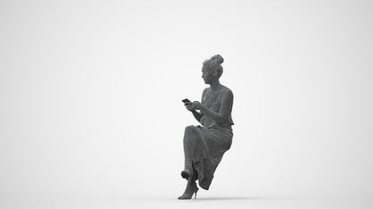 realistic 3D people woman formal formalaffairs, render-ready for V-Ray and Corona, FBX OBJ, square thumbnail