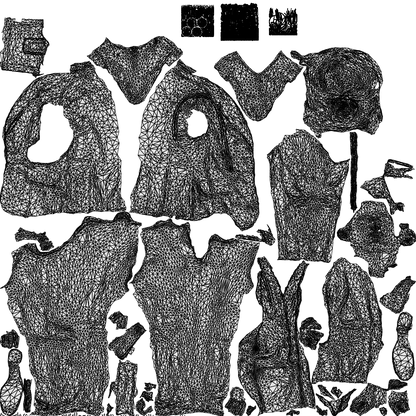 scanned 3D woman business cycling, photogrammetry people for Enscape and V-Ray, wireframe top-down view