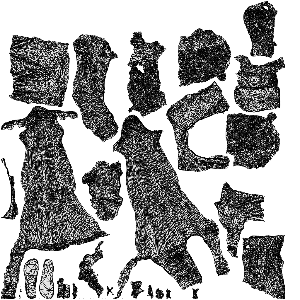 photogrammetry 3D girl casual standing, realistic human model archviz FBX, wireframe top-down view