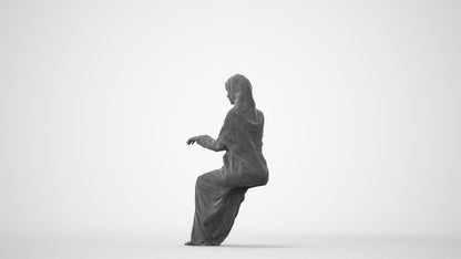 3D people model woman business, scanned human for 3ds Max rendering, square thumbnail