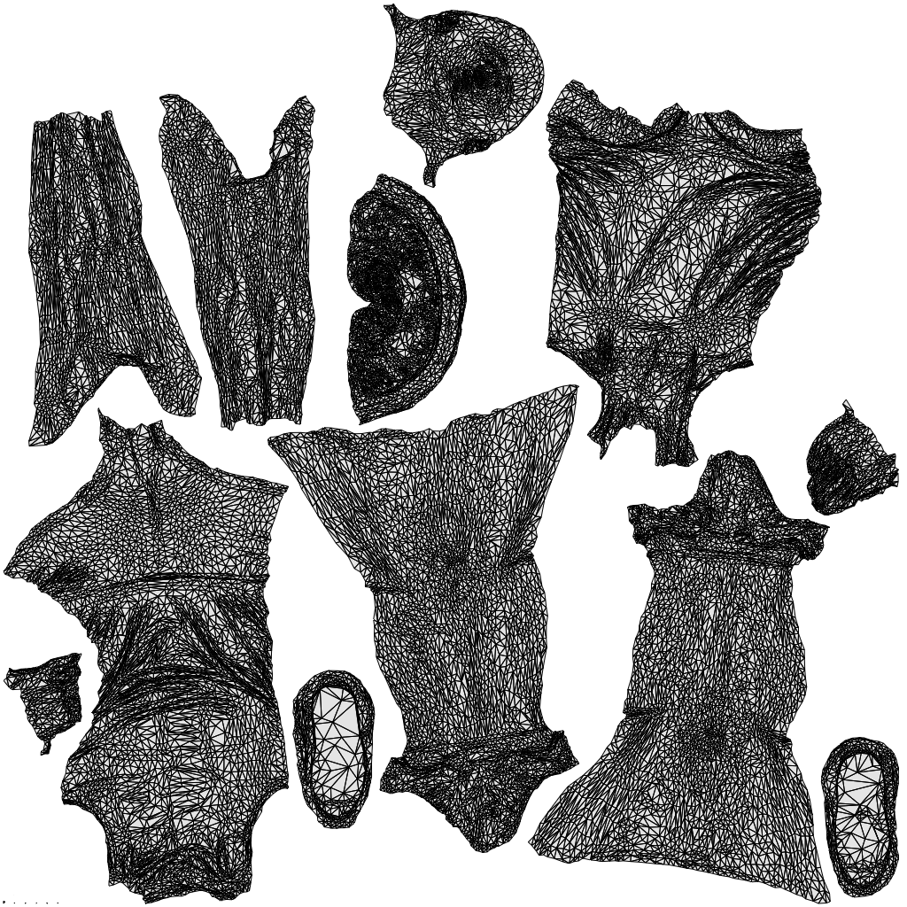 realistic 3D people girl sport, render-ready for V-Ray and Corona, FBX OBJ, wireframe top-down view