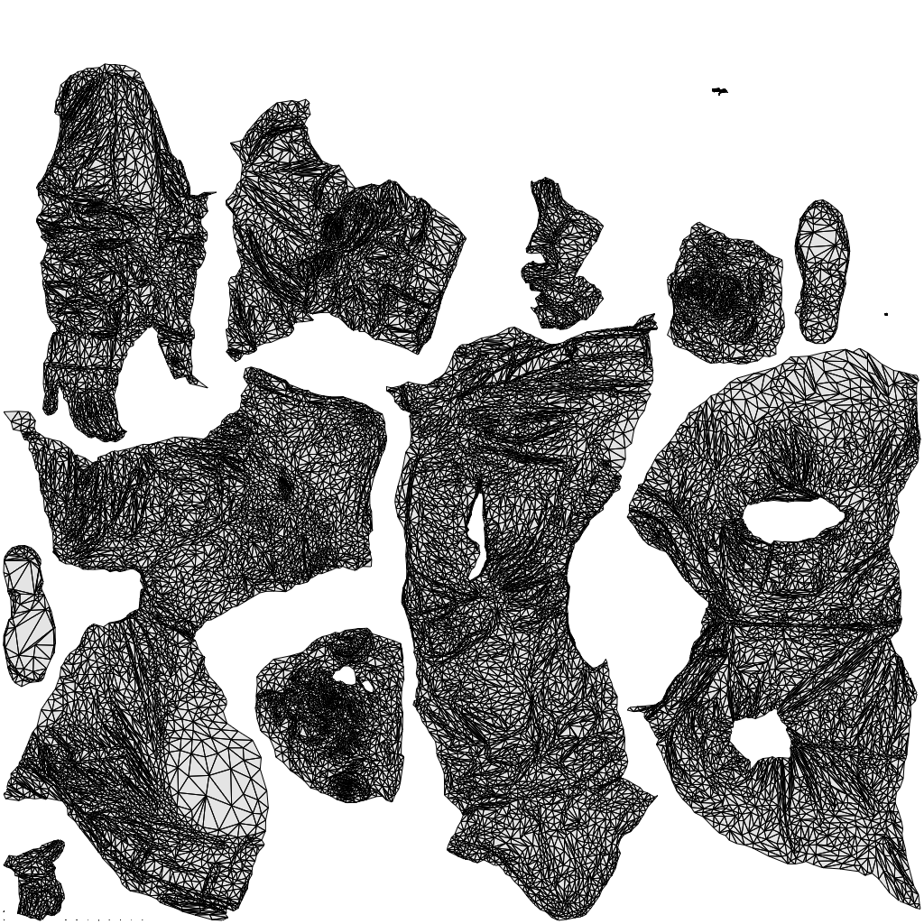 realistic 3D people senior man casual sitting, render-ready for V-Ray and Corona, FBX OBJ, wireframe top-down view