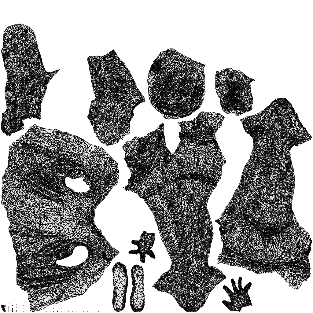 realistic 3D people man sport standing, render-ready for V-Ray and Corona, FBX OBJ, wireframe top-down view