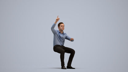realistic 3D boy kids, scanned archviz people for Blender and 3ds Max, standing pose render