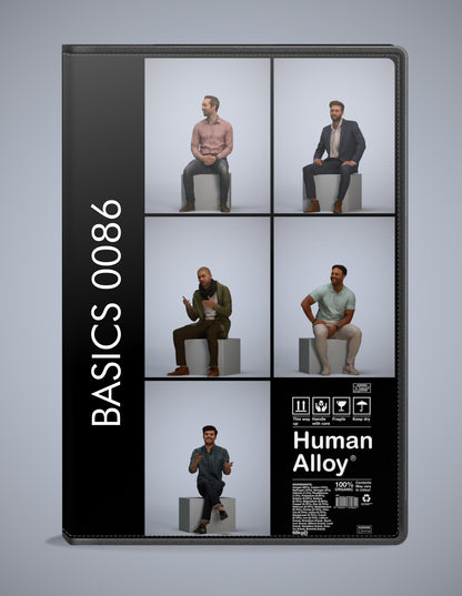 3D human models pool bundle, 5 photogrammetry scanned people for archviz