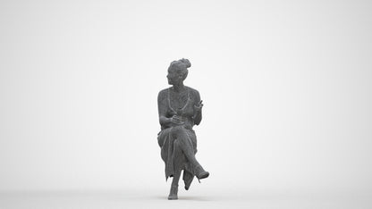 3D scanned woman formalaffairs formal, photorealistic archviz people for Enscape and SketchUp