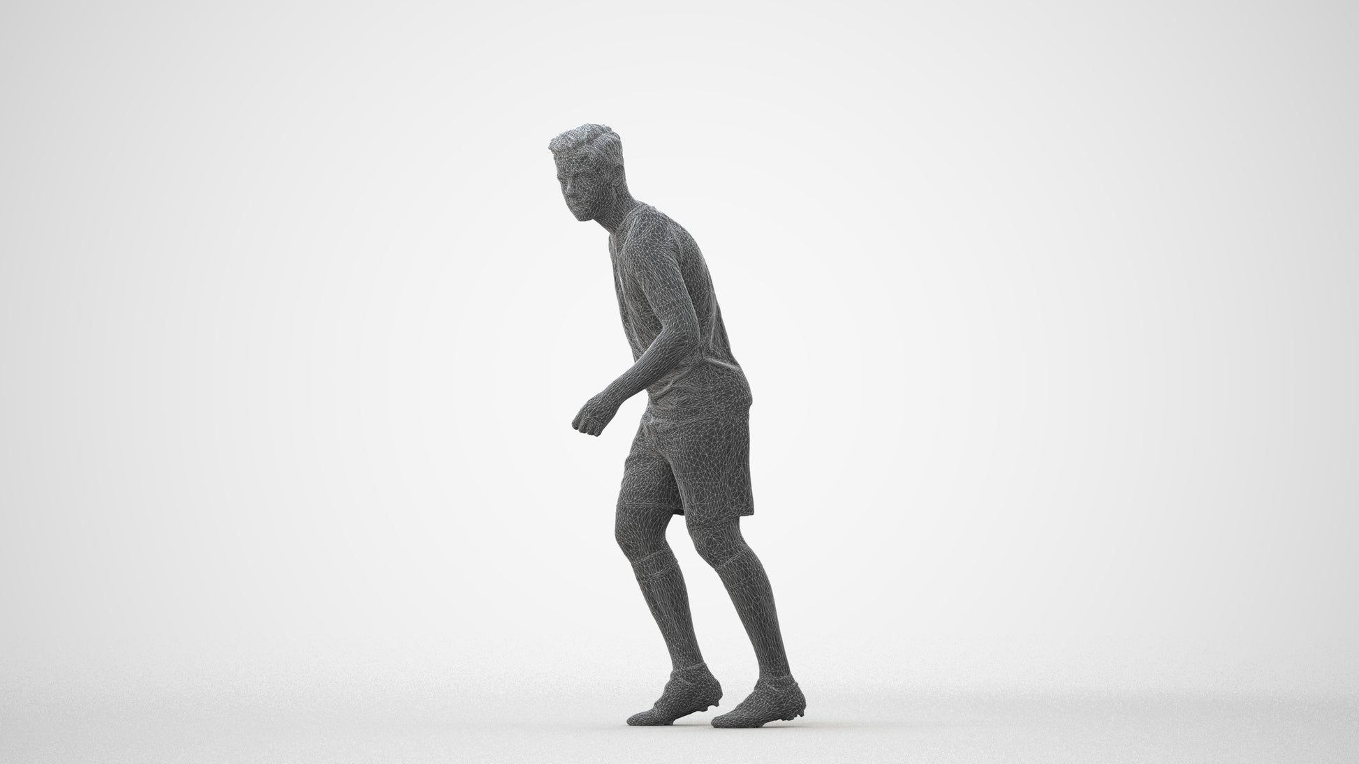 realistic 3D boy sport, scanned archviz people for Blender and 3ds Max, square thumbnail