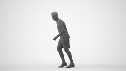 realistic 3D boy sport, scanned archviz people for Blender and 3ds Max, square thumbnail