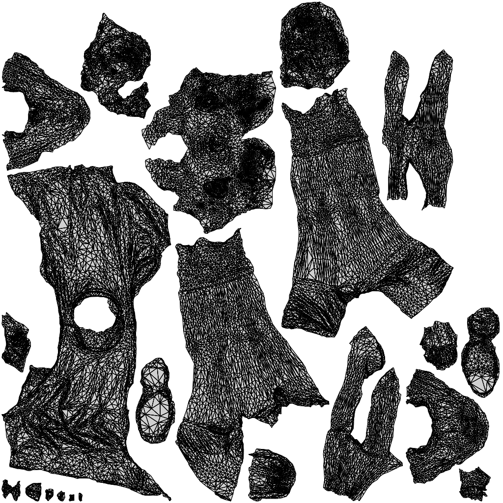 photogrammetry 3D girl sport kids, realistic human model archviz FBX, wireframe top-down view