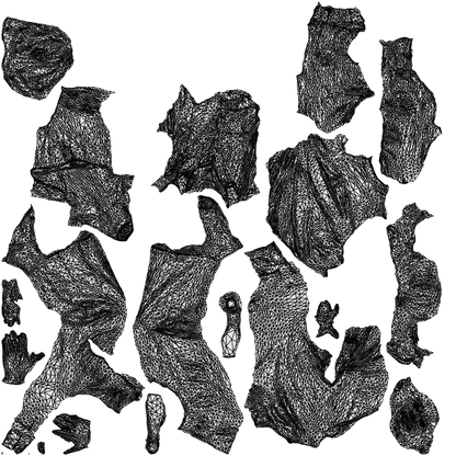 scanned 3D woman casual sitting, photogrammetry people for Enscape and V-Ray, wireframe top-down view