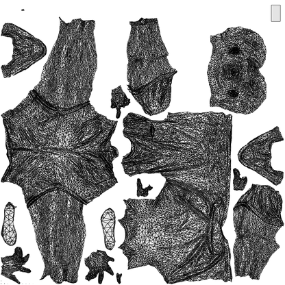 realistic 3D people man casual standing, render-ready for V-Ray and Corona, FBX OBJ, wireframe top-down view