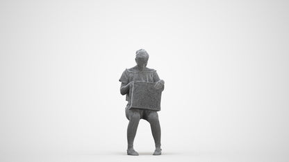 realistic 3D people woman business shopping, render-ready for V-Ray and Corona, FBX OBJ, three-quarter front view render