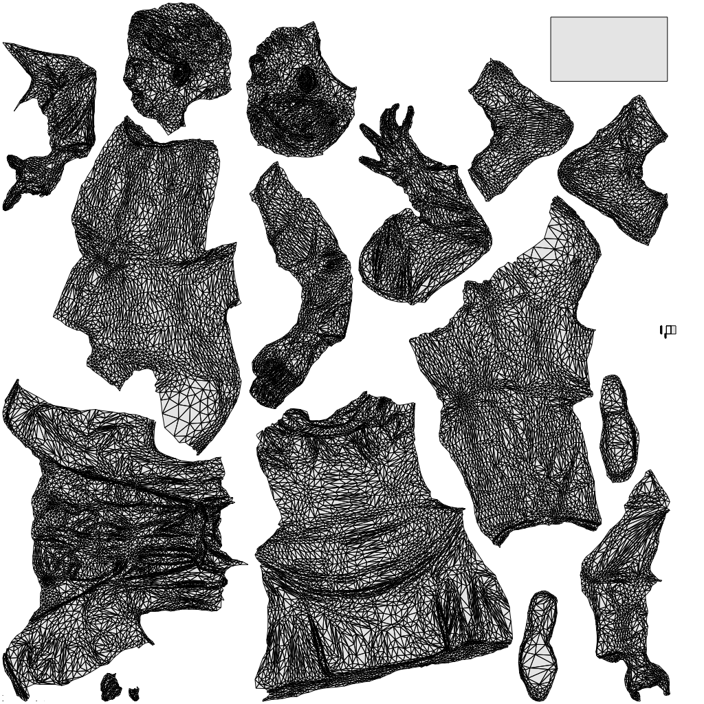 realistic 3D human man business, archviz people FBX OBJ for Blender, wireframe top-down view