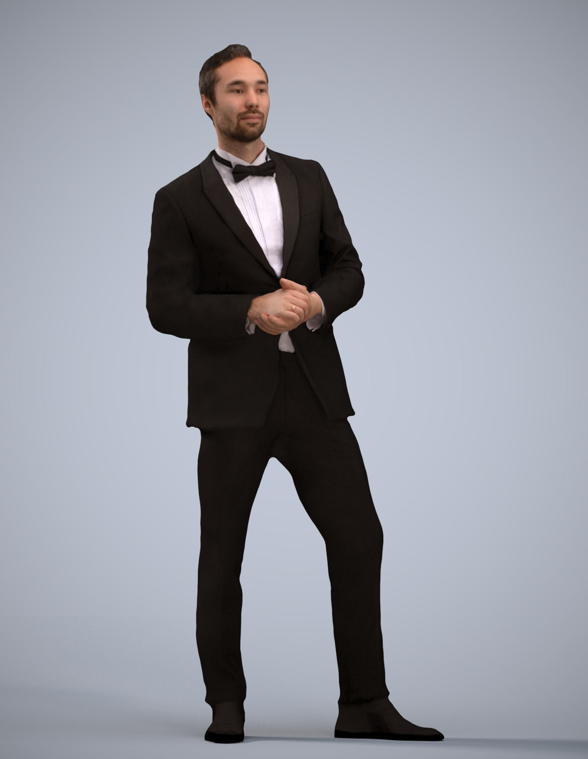 realistic 3D people man formal formalaffairs, render-ready for V-Ray and Corona, FBX OBJ