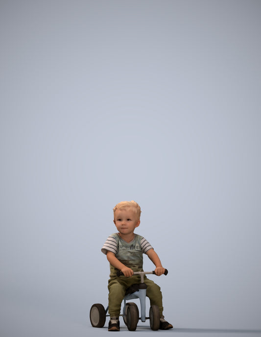 realistic 3D people boy casual kids, render-ready for V-Ray and Corona, FBX OBJ