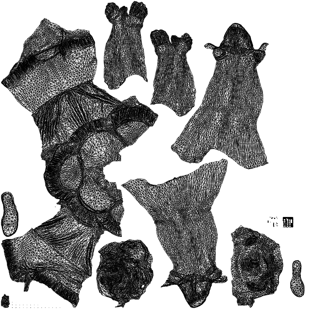 scanned 3D girl casual cycling, photogrammetry people for Enscape and V-Ray, wireframe top-down view