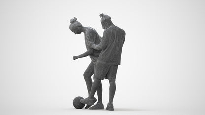 scanned 3D woman sport, photogrammetry people for Enscape and V-Ray, square thumbnail