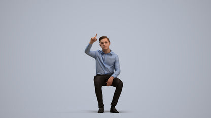 3D scanned boy kids, photorealistic archviz people for Enscape and SketchUp, standing pose render