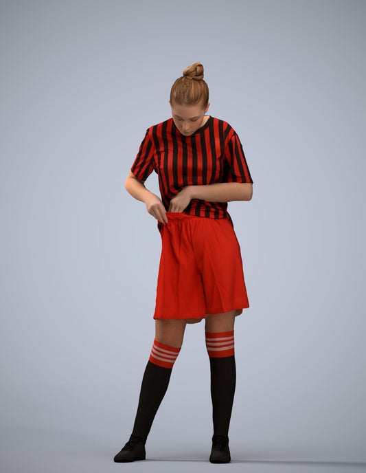 realistic 3D people girl sport, render-ready for V-Ray and Corona, FBX OBJ