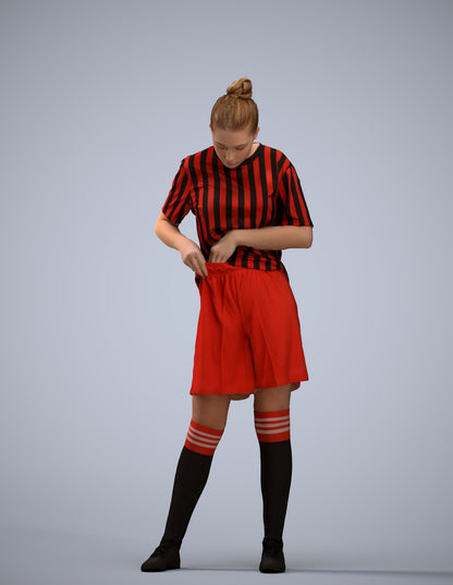 realistic 3D people girl sport, render-ready for V-Ray and Corona, FBX OBJ