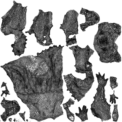 photogrammetry 3D woman formal sitting, realistic human model archviz FBX, wireframe top-down view