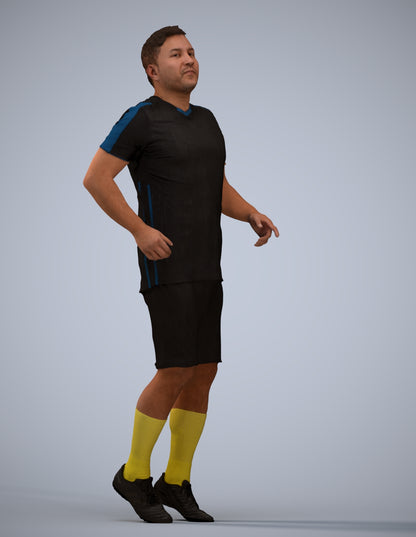 realistic 3D people man sport, render-ready for V-Ray and Corona, FBX OBJ