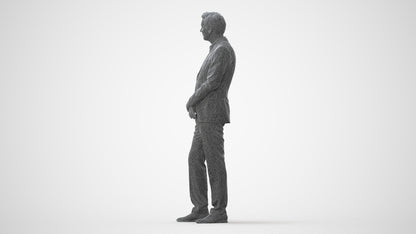 realistic 3D people man business, render-ready for V-Ray and Corona, FBX OBJ, square thumbnail
