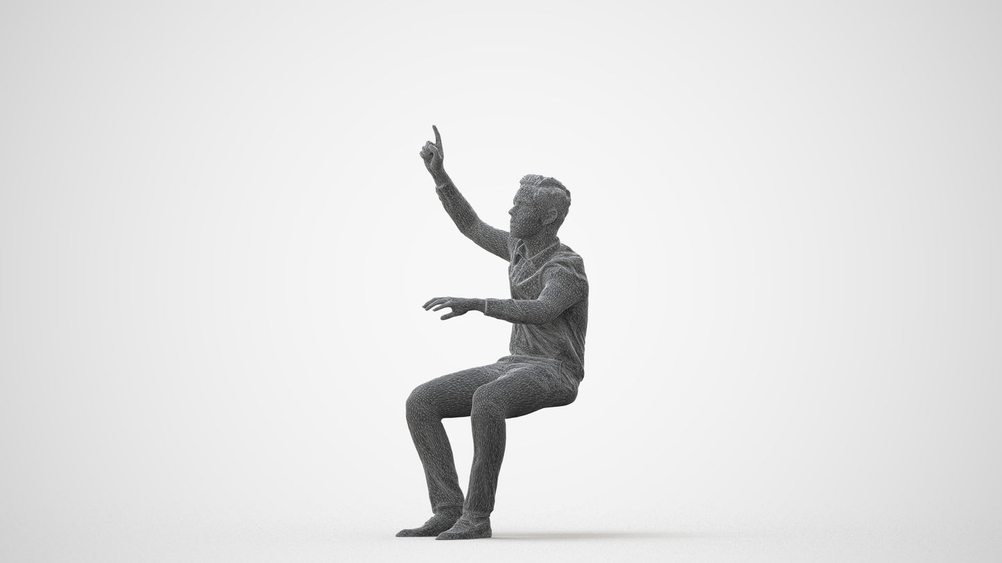 realistic 3D boy kids, scanned archviz people for Blender and 3ds Max, square thumbnail