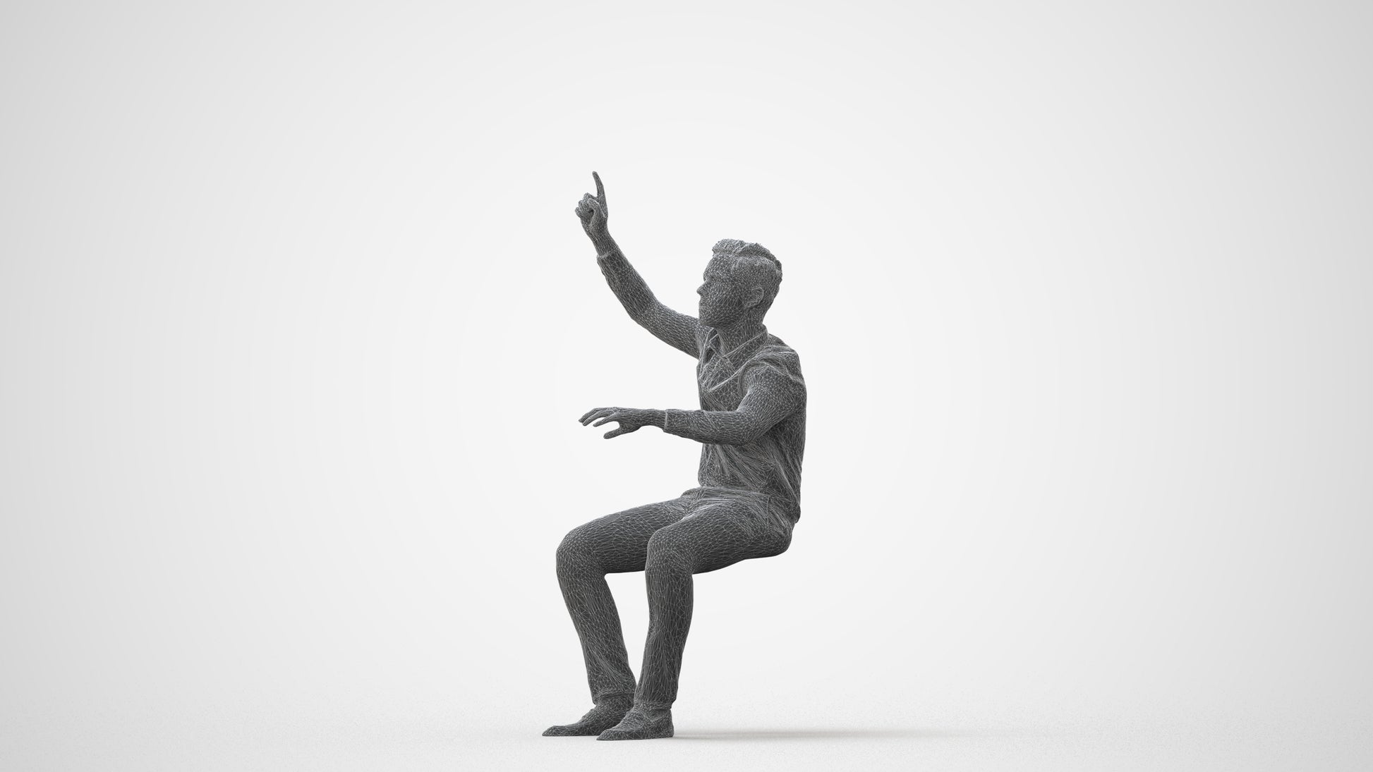 realistic 3D boy kids, scanned archviz people for Blender and 3ds Max, square thumbnail