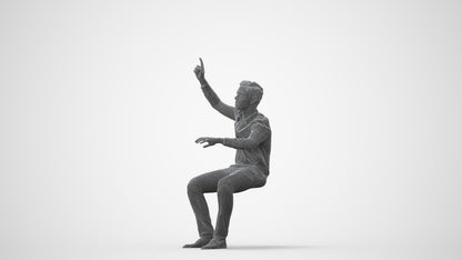 realistic 3D boy kids, scanned archviz people for Blender and 3ds Max, square thumbnail