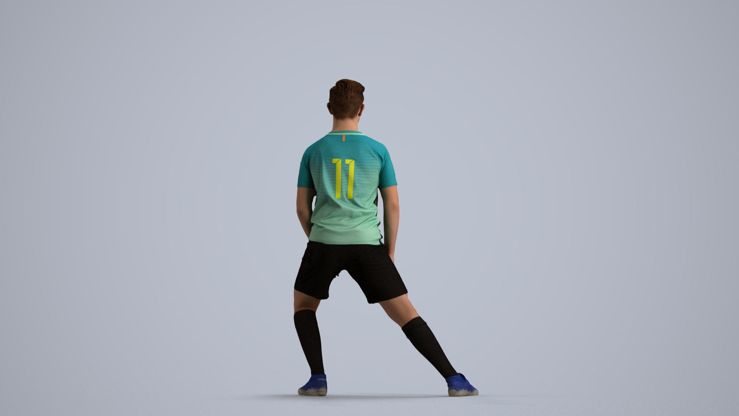 realistic 3D people boy sport, render-ready for V-Ray and Corona, FBX OBJ, front view render