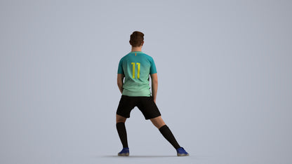 realistic 3D people boy sport, render-ready for V-Ray and Corona, FBX OBJ, front view render