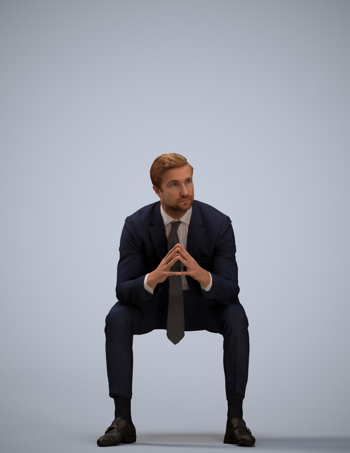 realistic 3D people man business, render-ready for V-Ray and Corona, FBX OBJ