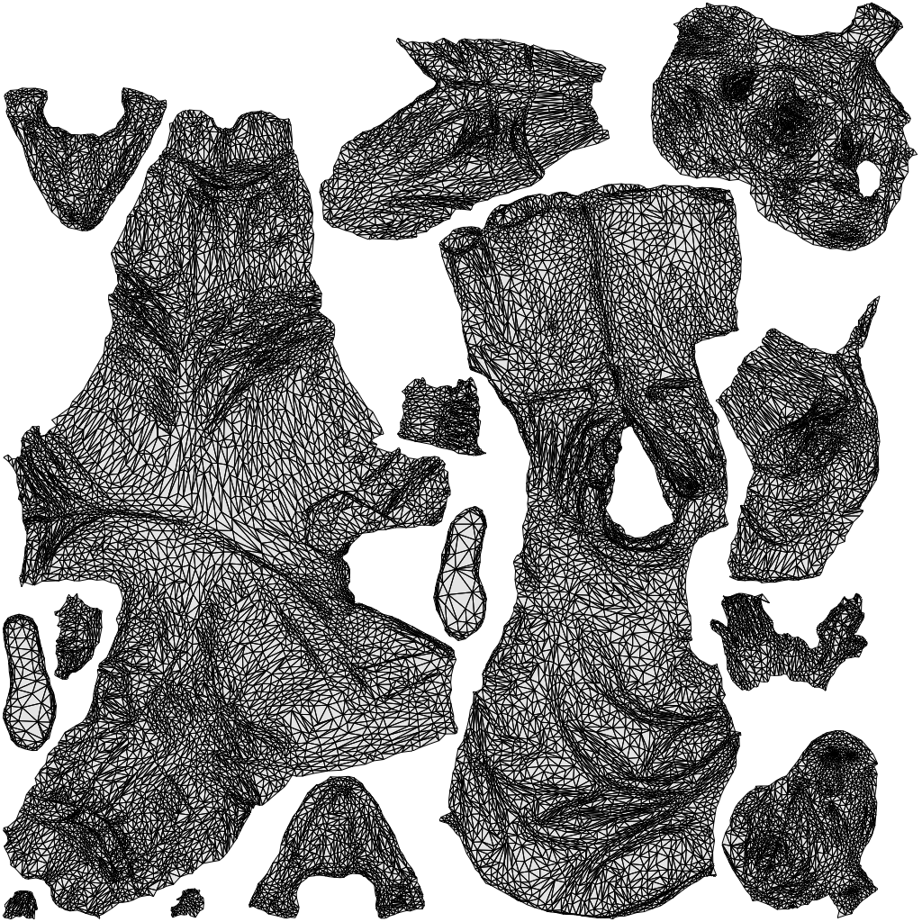 realistic 3D people woman casual standing, render-ready for V-Ray and Corona, FBX OBJ, wireframe top-down view