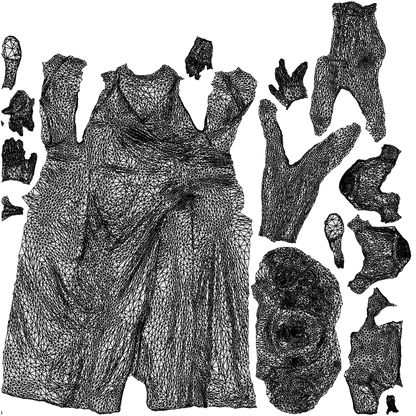 realistic 3D human woman formal formalaffairs, archviz people FBX OBJ for Blender, wireframe top-down view