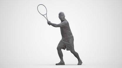 photogrammetry 3D man sport, realistic human model archviz FBX, three-quarter front view render
