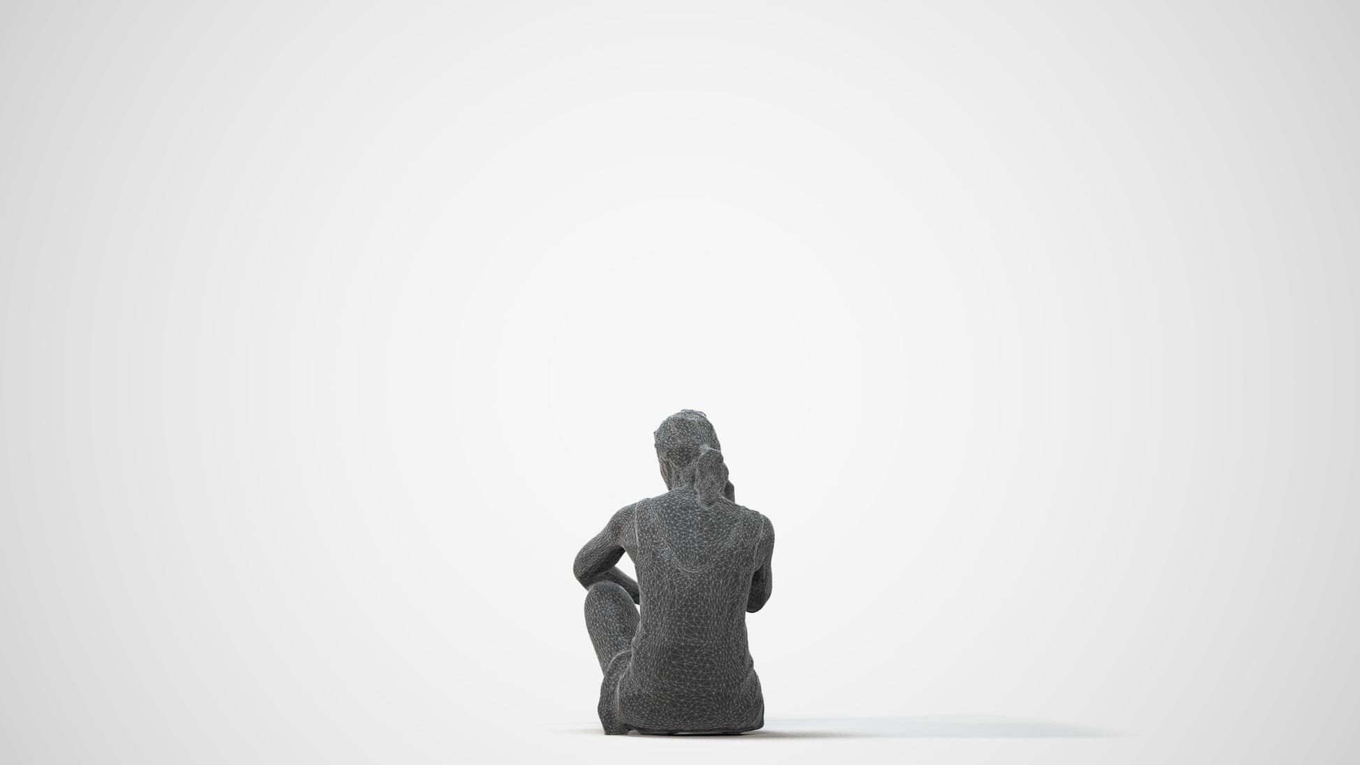 realistic 3D people woman sport pool, render-ready for V-Ray and Corona, FBX OBJ, square thumbnail
