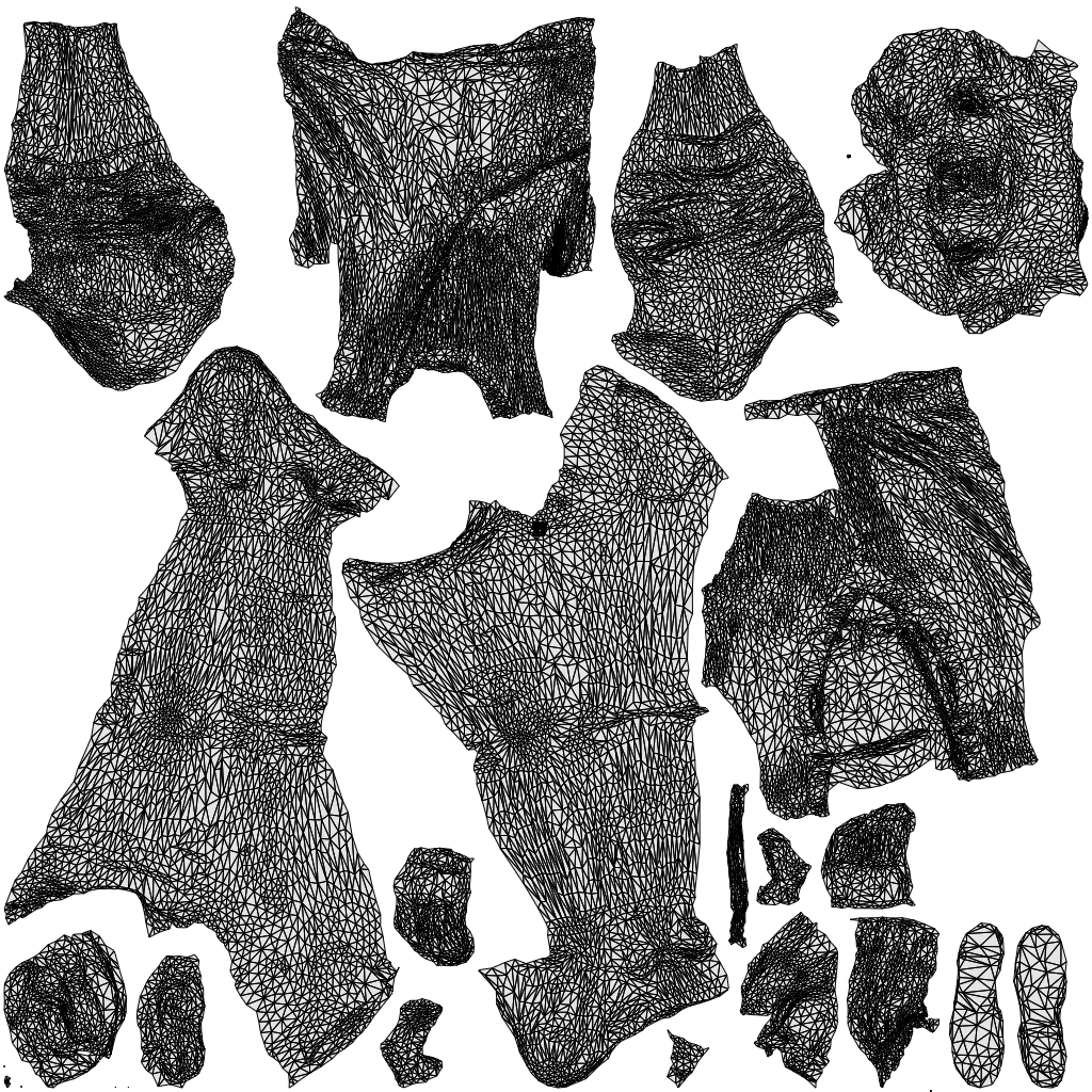 scanned 3D woman casual cycling, photogrammetry people for Enscape and V-Ray, wireframe top-down view