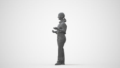 realistic 3D people girl kids, render-ready for V-Ray and Corona, FBX OBJ, square thumbnail