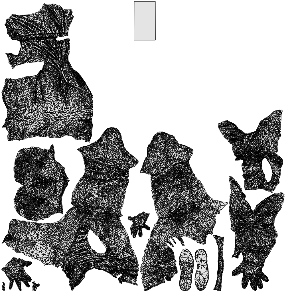 3D people model man casual sitting, scanned human for 3ds Max rendering, wireframe top-down view
