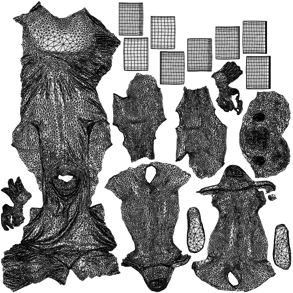realistic 3D people man casual sitting, render-ready for V-Ray and Corona, FBX OBJ, wireframe top-down view