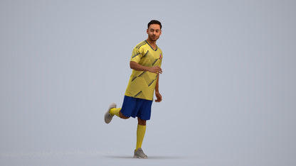 realistic 3D people man sport, render-ready for V-Ray and Corona, FBX OBJ, standing pose render