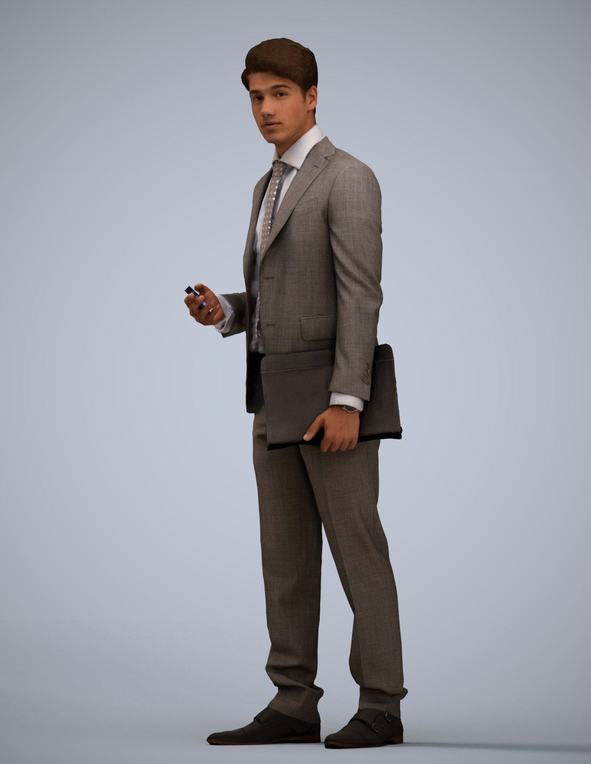 realistic 3D people man business, render-ready for V-Ray and Corona, FBX OBJ
