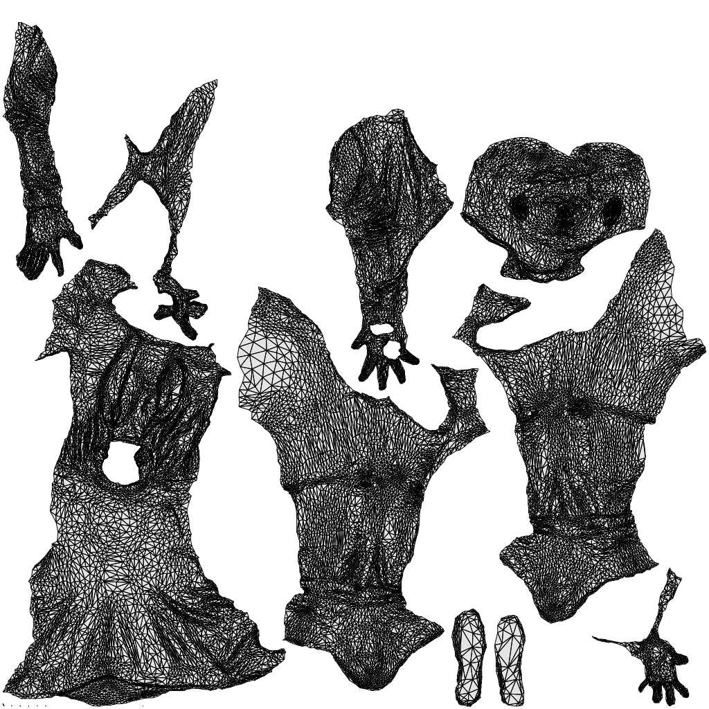 3D scanned boy kids casual, photorealistic archviz people for Enscape and SketchUp, wireframe top-down view