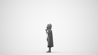 scanned 3D girl casual kids, photogrammetry people for Enscape and V-Ray, square thumbnail