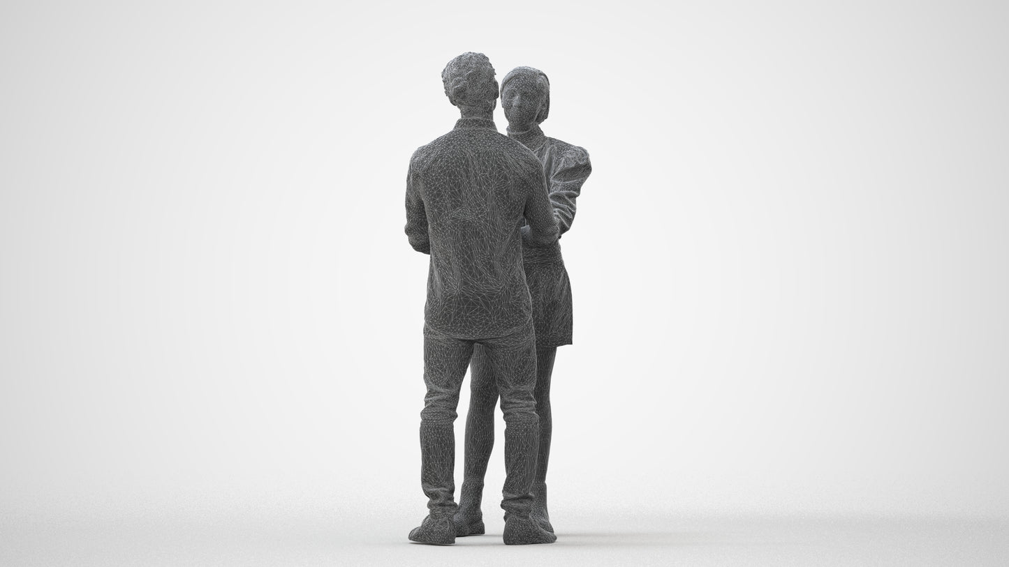 realistic 3D people woman business, render-ready for V-Ray and Corona, FBX OBJ, square thumbnail