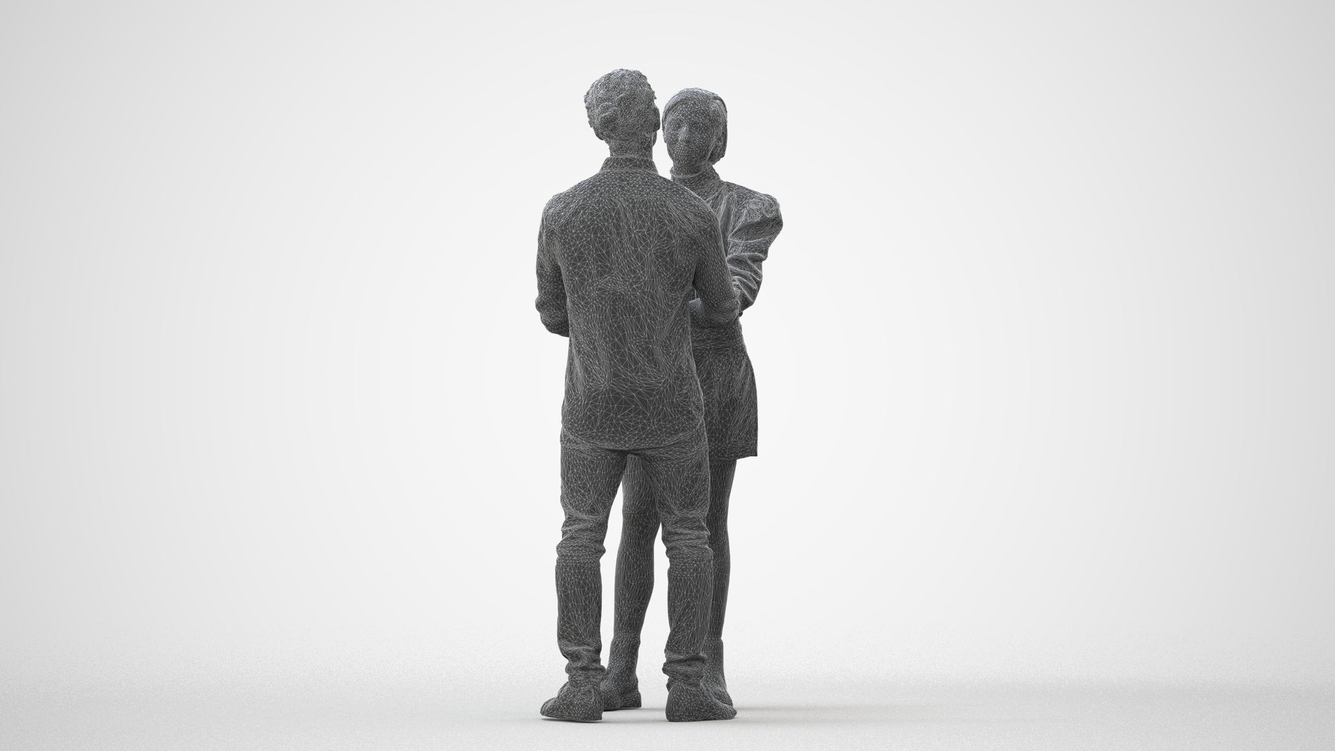 realistic 3D people woman business, render-ready for V-Ray and Corona, FBX OBJ, square thumbnail