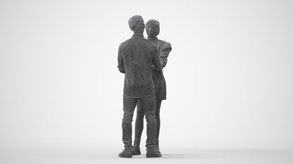 realistic 3D people woman business, render-ready for V-Ray and Corona, FBX OBJ, square thumbnail